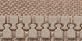 Blixtlås 6 mm Delrin Beige